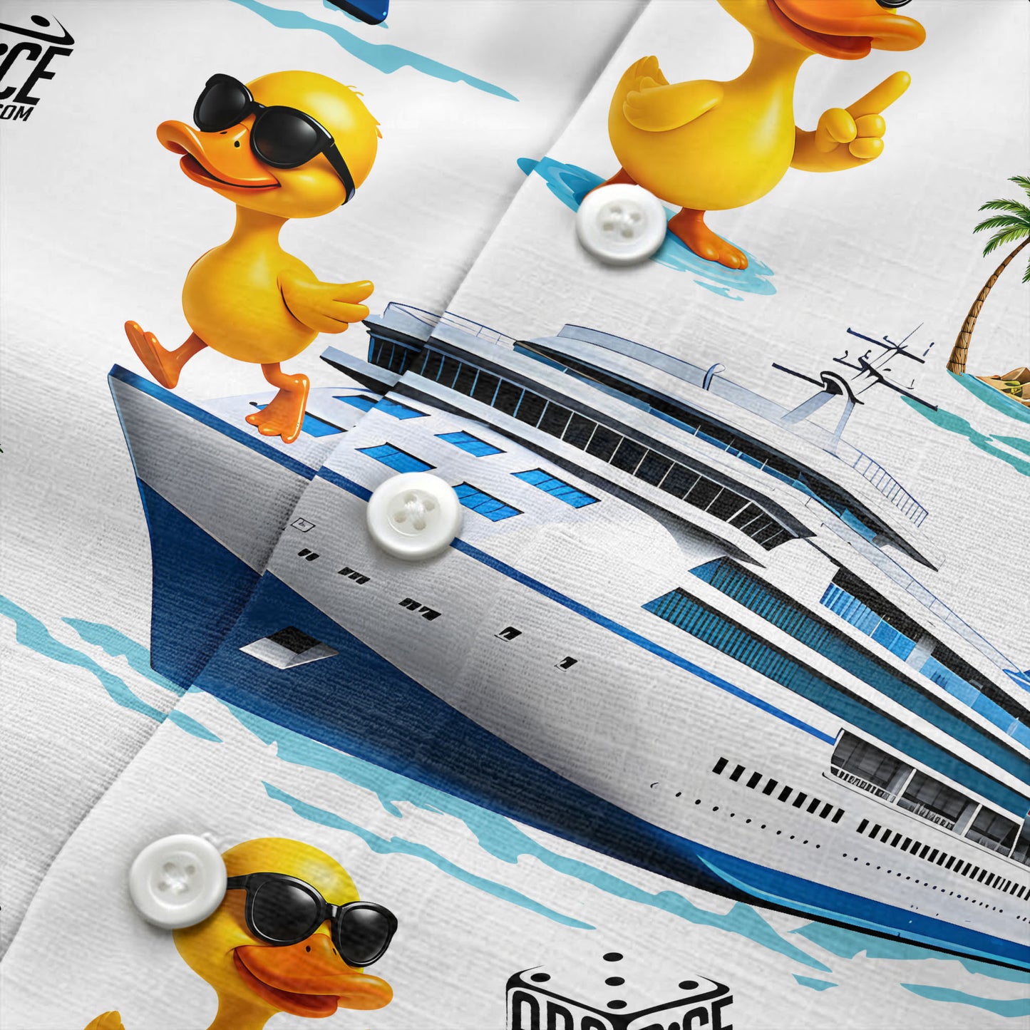 Hawaiian Shirt (Cruising Duck)