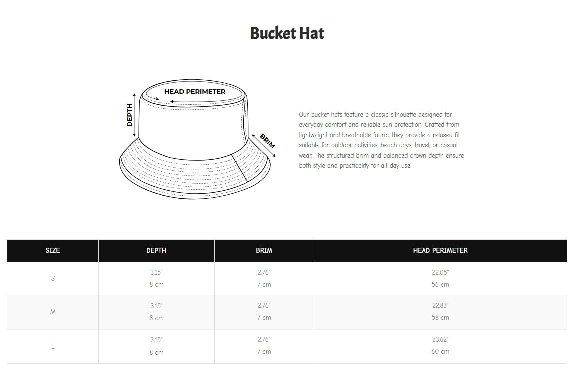 Bucket Hat (Staggered)