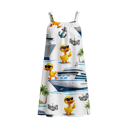 Cami Dress - (Cruising Ducks)