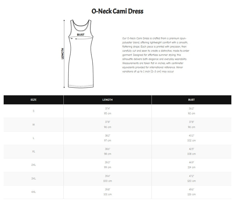 Cami Dress - (Staggered)
